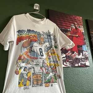 Vintage 90’s Dallas Cowboys Troy Aikman NFL X Salem Sportswear 1993 T Shirt L